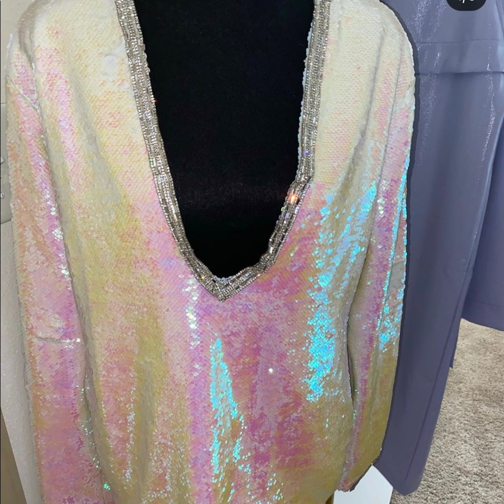 Custom Made mermaid iridescent dress
